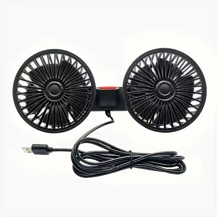 Dual Head Car Cooling Fan