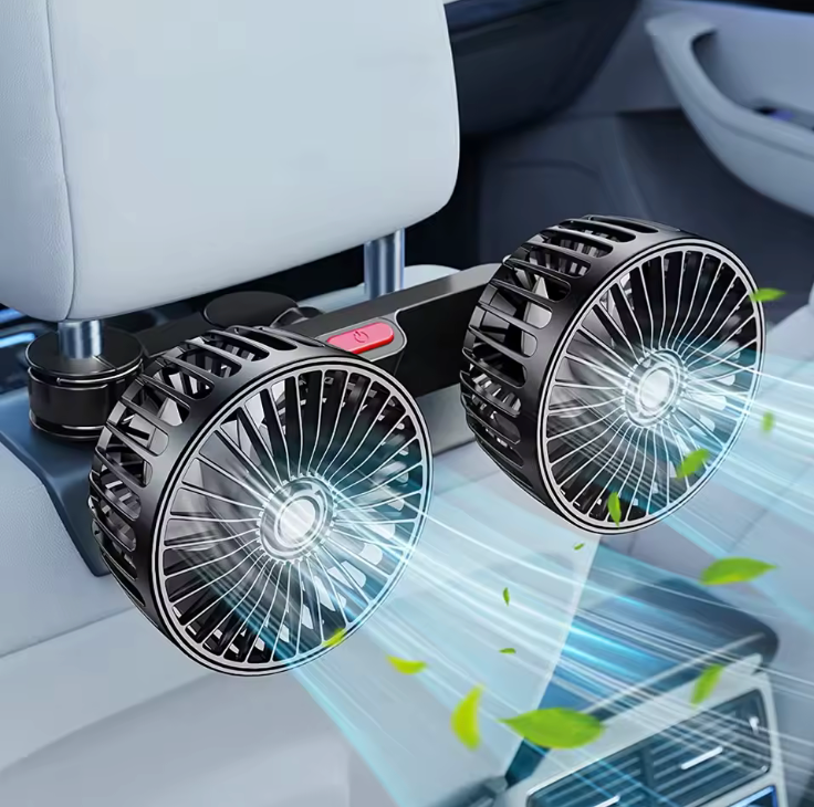 Dual Head Car Cooling Fan