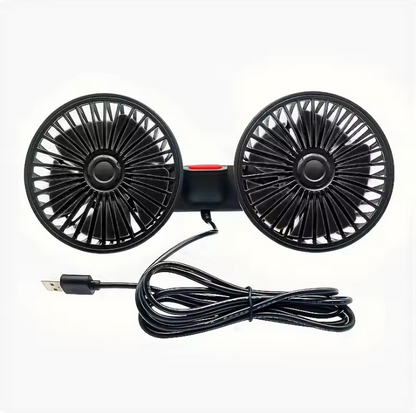 Dual Head Car Cooling Fan